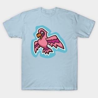 Little Pink Parrot T-Shirt